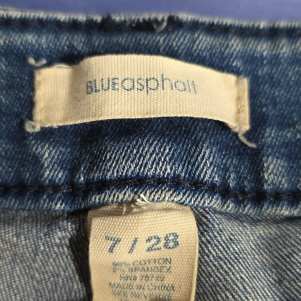 Blue Asphalt Women's Blue Skinny Jeans 7/28 (W635) - Picture 3 of 3